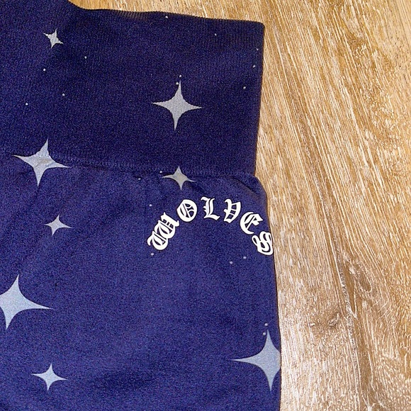 DARC SPORT CHOPPER EVERSON SEAMLESS LEGGINGS IN GOTHAM BLUE STARRY NIGHT -Size L - Picture 4 of 5